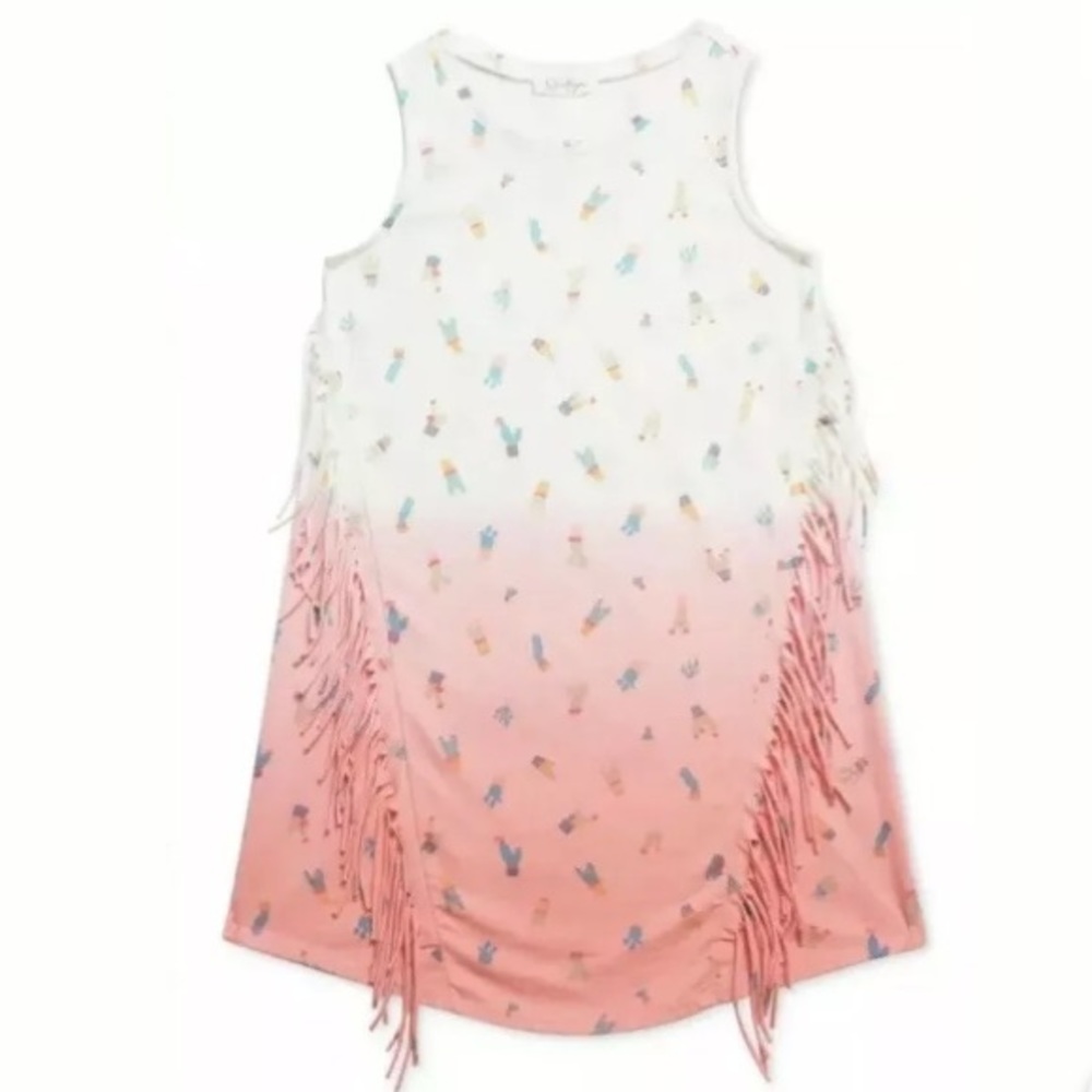 Jessica Simpson Girls Fringe Tank TopSize XL